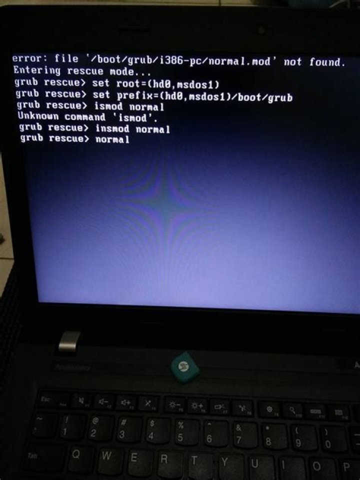 error: file '/grub/i386-pc/normal.mod' not found