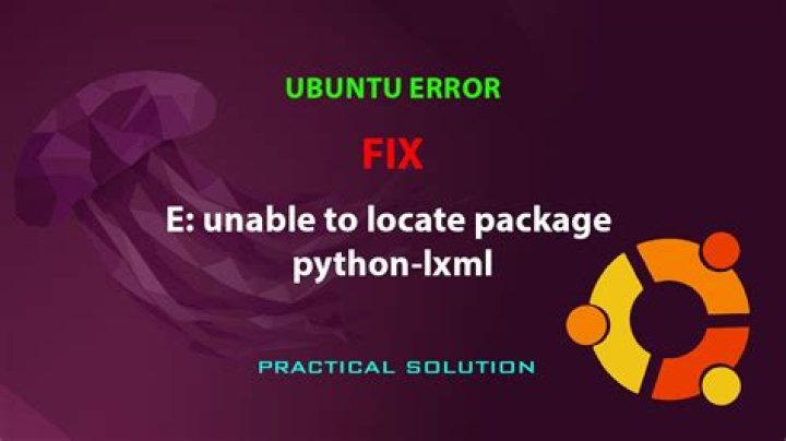 Error importing lxml package python in Ubuntu