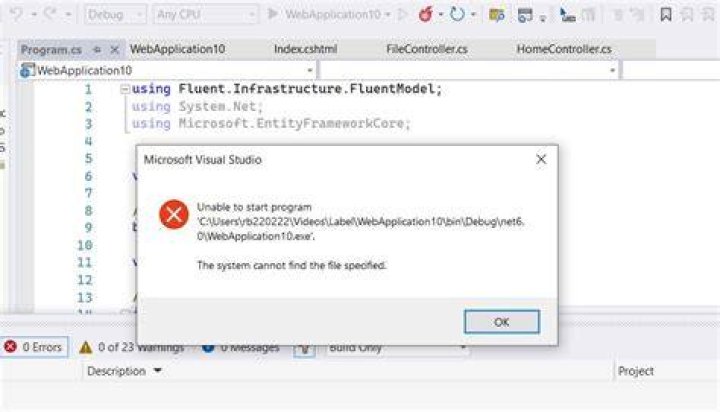 Error Message: Type or namespace definition, or end-of-file expected [closed]