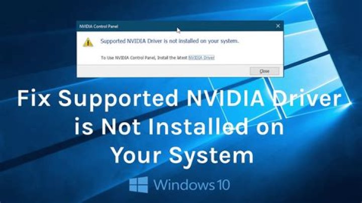 ERROR: NVIDIA driver is not loaded