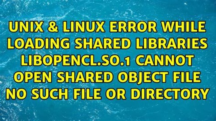 error while loading shared libraries libSDL-1.2.so.0