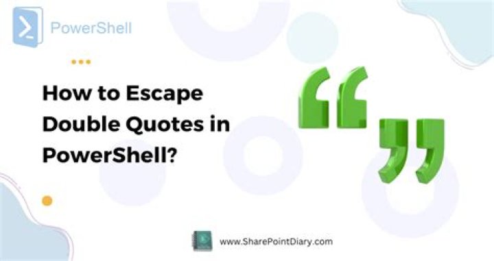 Escape back slash next to double quote in PowerShell failing