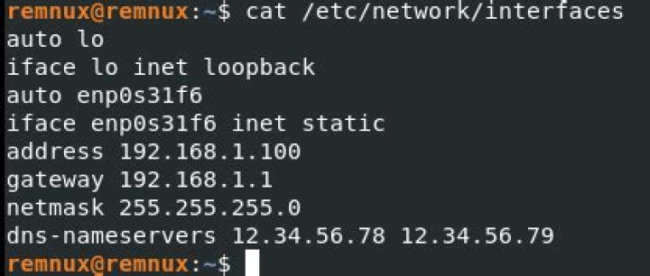 /etc/network/interfaces file not found