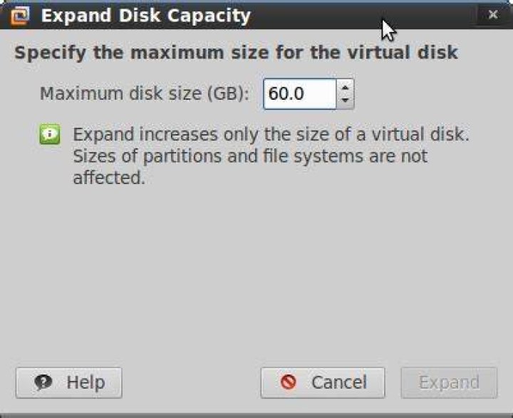 Extend LVM size