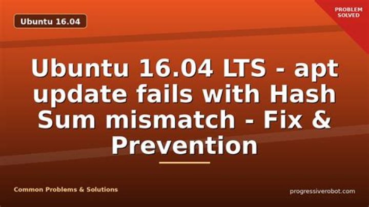 Failed to fetch url Hash Sum mismatch Ubuntu 18.04 LTS
