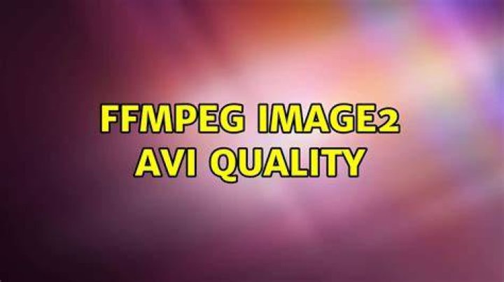 ffmpeg image2 avi quality