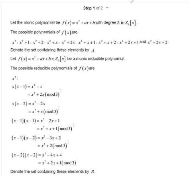 Find all irreducible monic polynomials in $\mathbb{Z}/(2)[x]$ with degree equal or less than 5