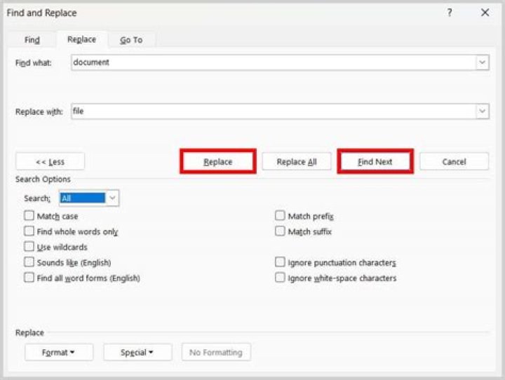 Find and replace text via batch file