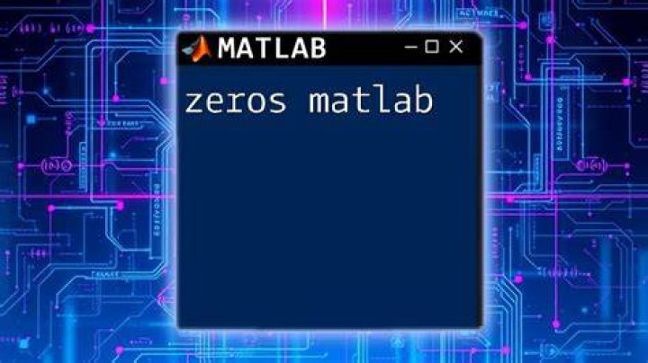 Find intersections of a general vector with zeros MATLAB