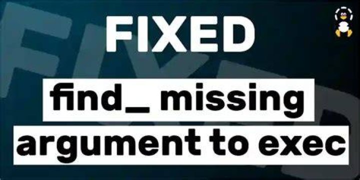 find: missing argument to `-exec' when using + form of find