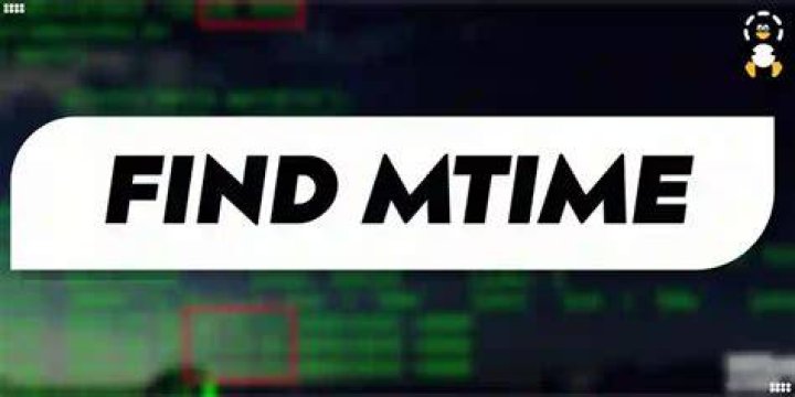 find -mtime not working