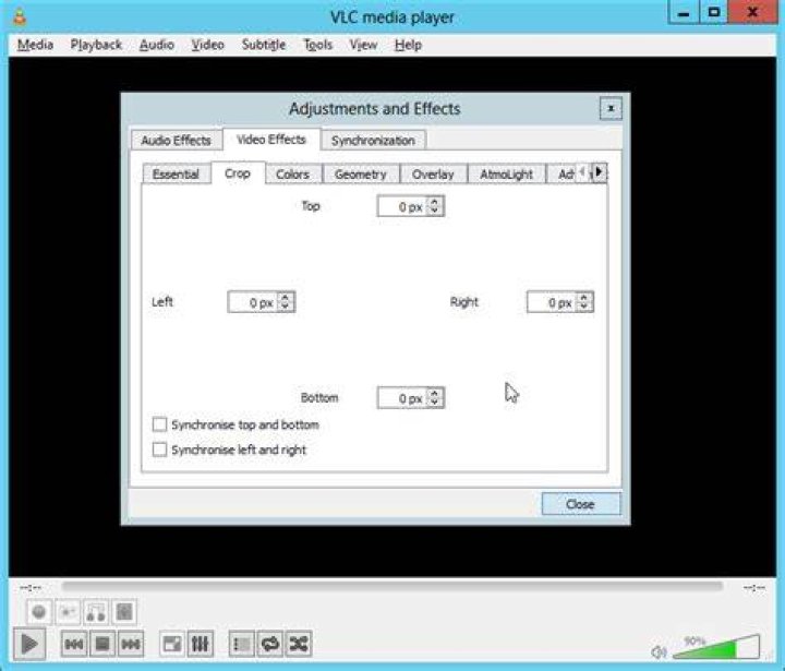 Fine control over zoom and aspect ratio in VLC player