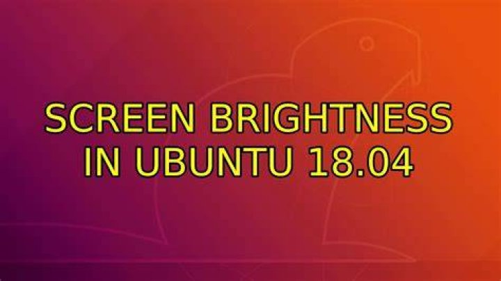 Flickering Brightness Ubuntu 20.04
