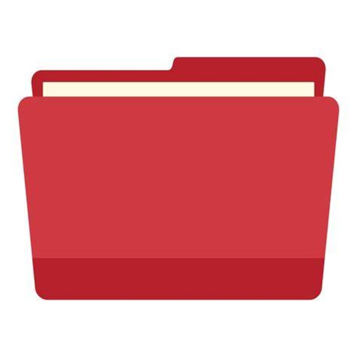 Folder with a red icon