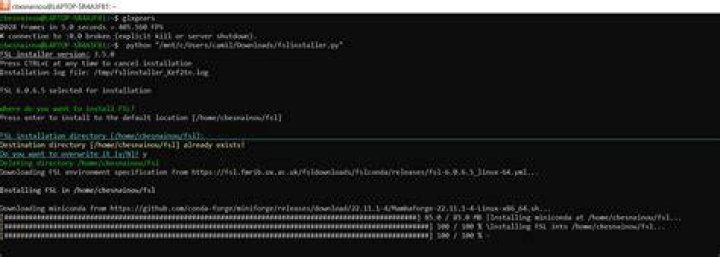 FSL installation in Ubuntu FAILED message