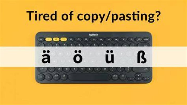 German Umlauts on an English keyboard
