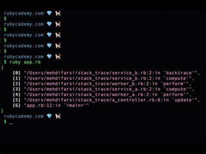 Get current stack trace in Ruby without raising an exception