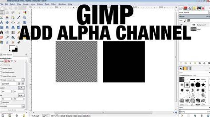 Gimp 2.9 How add alpha channel