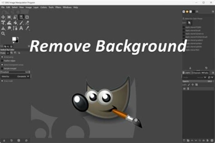 gimp -how to remove background of scanned text?