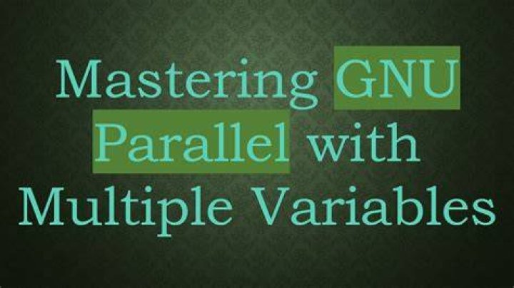 GNU Parallel scheduling