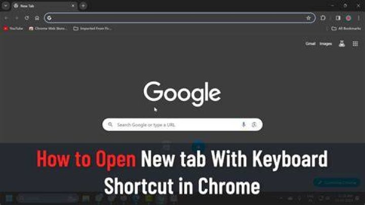 Google Chrome: Is there a keyboard shortcut to open a link in a new tab?