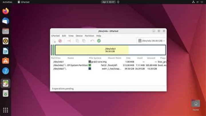 Gparted ScreenShot Image 