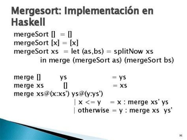 Haskell Merge Sort