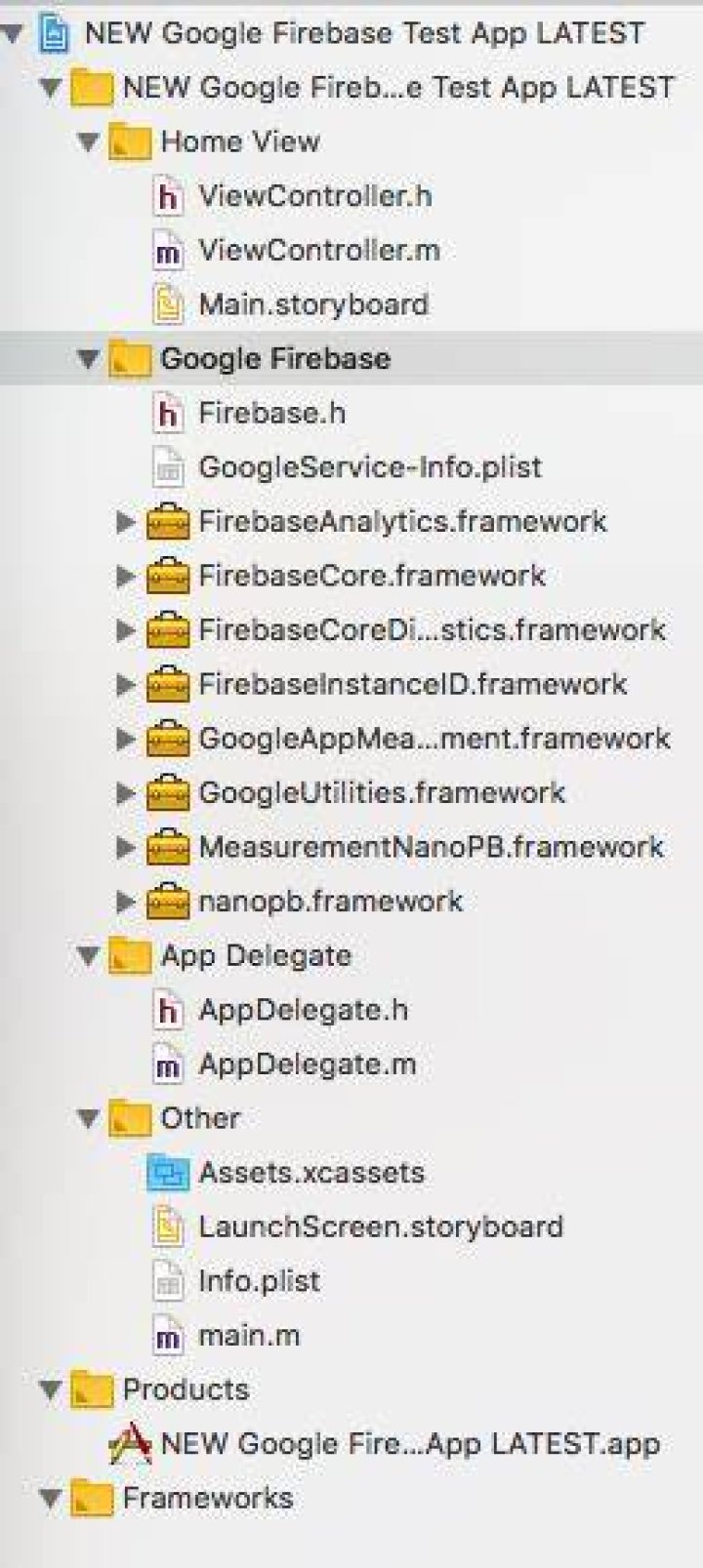 Header file (FirebaseCore/FirebaseCore.h) not found, despite importing Firebase.framework