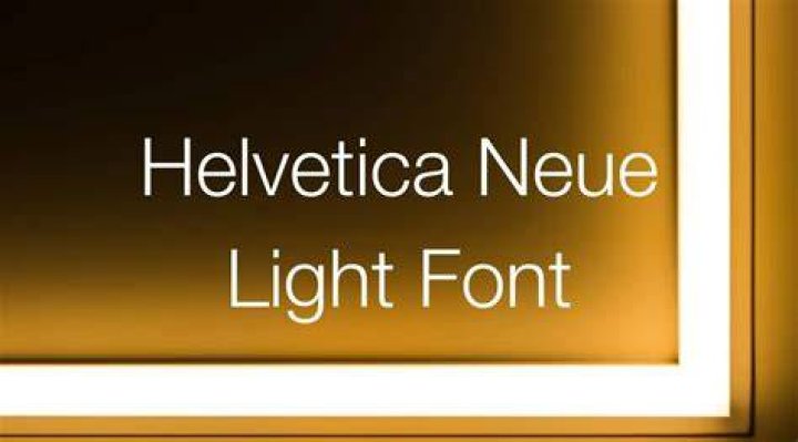 Helvetica Neue Light,iOS