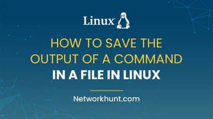 Hiding output of a command