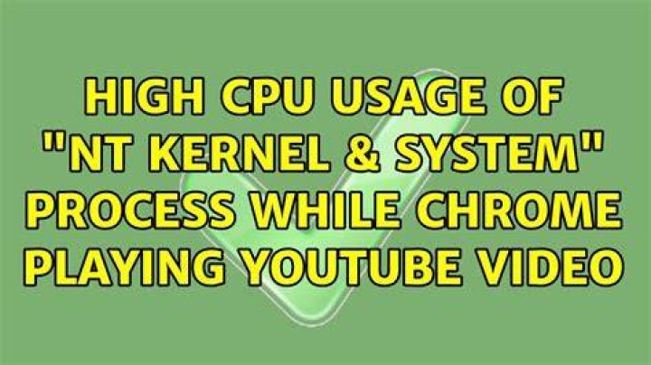 High CPU usage of 