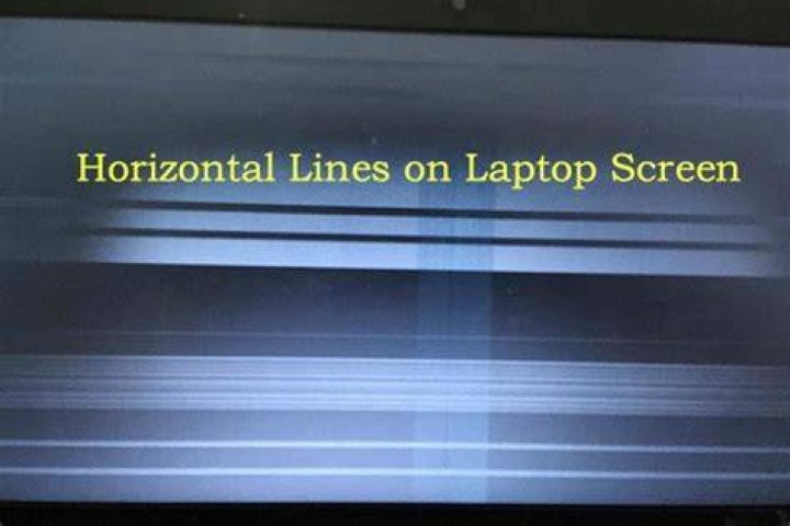 Horizontal pixelated lines on my Laptop LCD screen