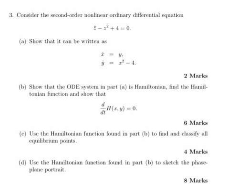How are second order nonlinear ordinary differential equations solved?