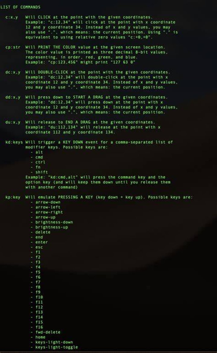 How can I automate mouse movement in OS X via AppleScript or a shell script?