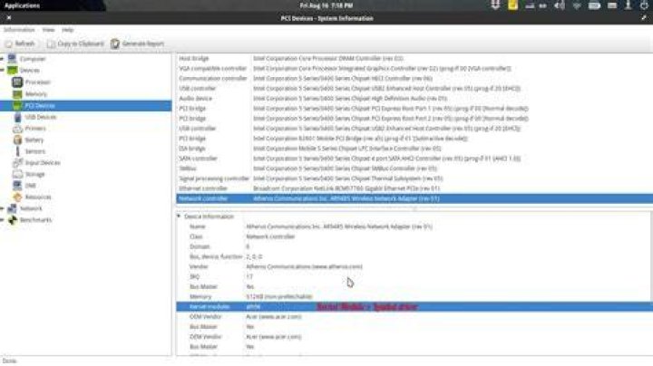 How can I check the information of currently installed WiFi drivers?