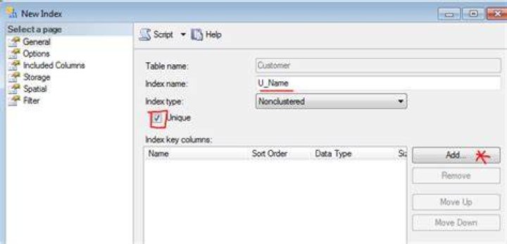 How can I create a unique constraint on my column (SQL Server 2008 R2)?