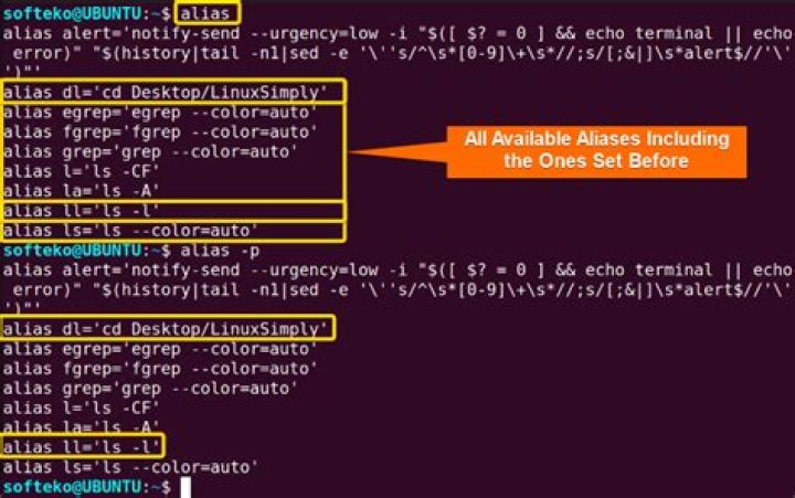 How can I create an alias for cd and ls?