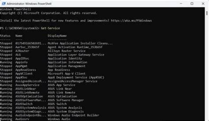 How can I delete a service in Windows?