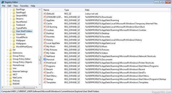 How can I determine the location of the current user's Documents folder from a Windows batch script?