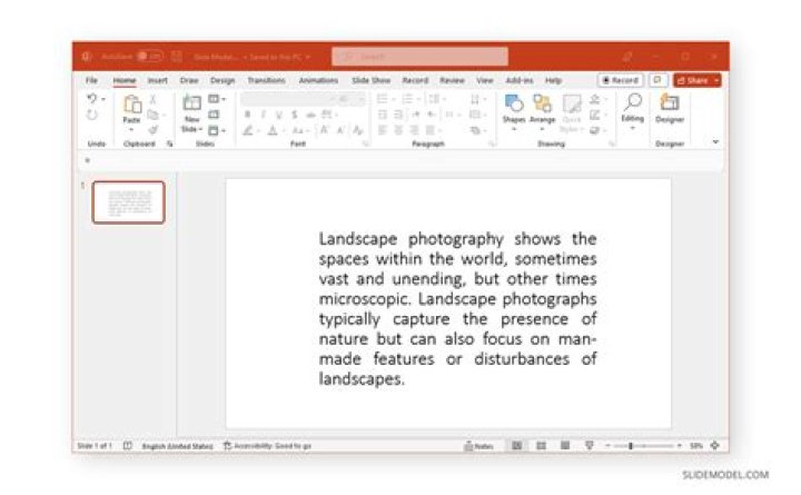 How can I disable text wrap (in the middle of words) for a WHOLE powerpoint presentation at once?