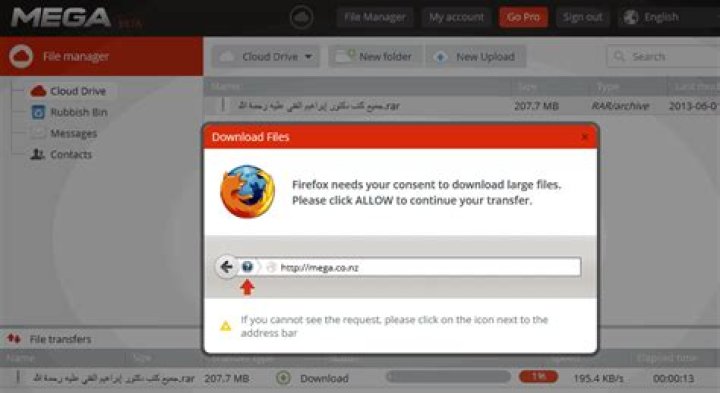 How can I force Internet Download Manager to intercept Mega's downlod process?