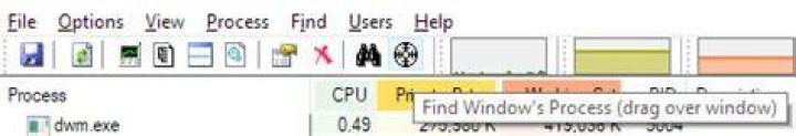 How can I indentify this invisible window on my desktop?