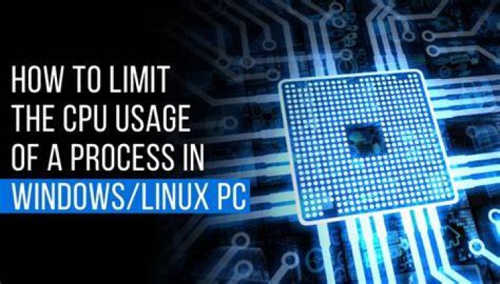 How can I limit the CPU and RAM usage for a process?