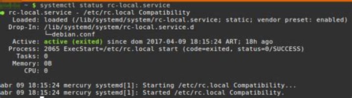 How can I make /etc/rc.local run on startup?