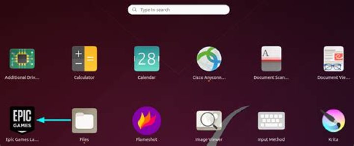 How can I remove the Epic Games Launcher Icon from the Application Menu?