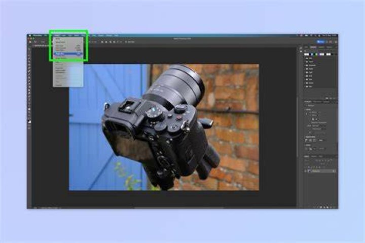 how can i remove the middle of an image in photoshop 7
