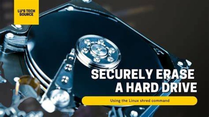 How can I securely erase a hard drive?