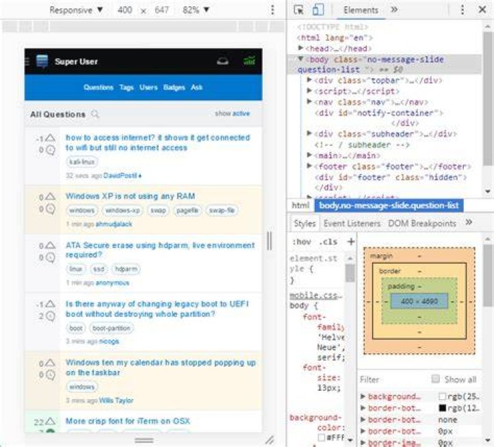 How can I view the mobile version of a webpage in Google Chrome for Desktop?