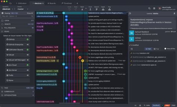 How can I visualize Git Flow branches?