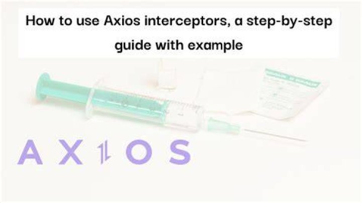 How can you use axios interceptors?